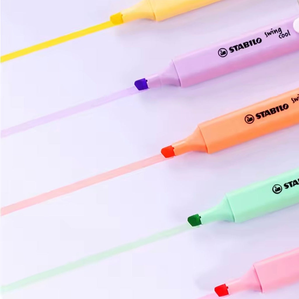 Set 18 Destacadores STABILO Swing Cool | Fluorescentes y Pastel